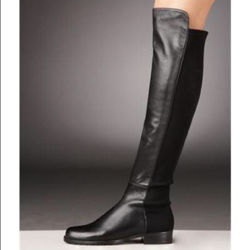 Stuart Weitzman Black Napa 5050-the OG-Size 5